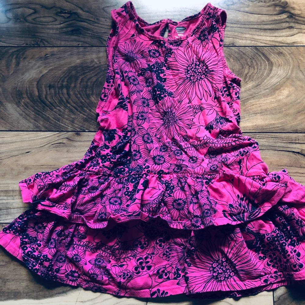 Old Navy Size 5 tiered floral tank dress